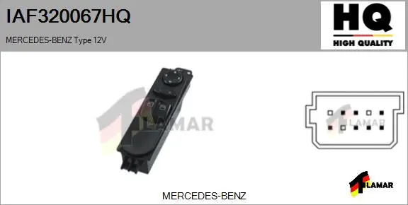 Switch, window regulator (IAF320067HQ)