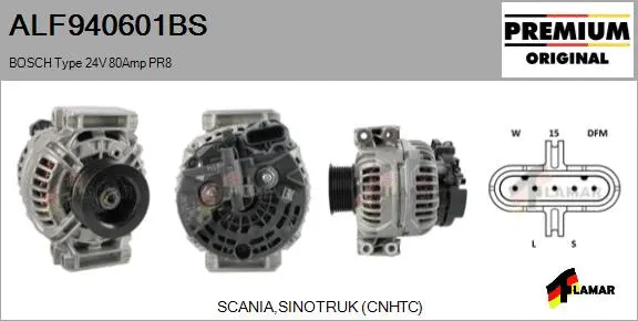 Alternator (ALF940601BS)