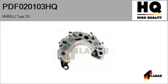 Rectifier, alternator (PDF020103HQ)