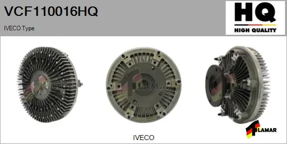 Clutch, radiator fan (VCF110016HQ)