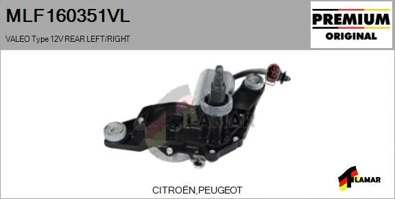 Wiper Motor (MLF160351VL)