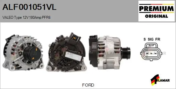 Alternator (ALF001051VL)
