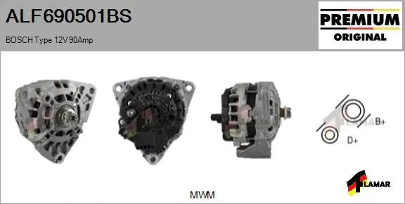 Alternator (ALF690501BS)