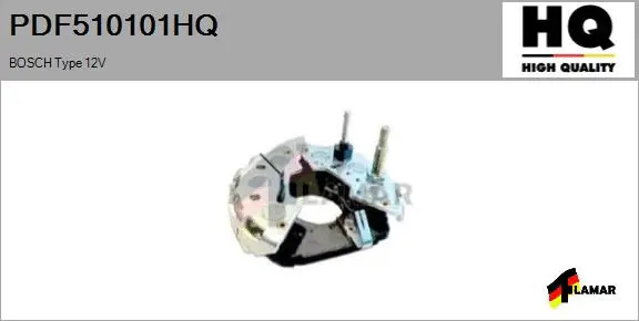 Rectifier, alternator (PDF510101HQ)