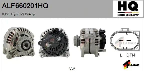 Alternator (ALF660201HQ)