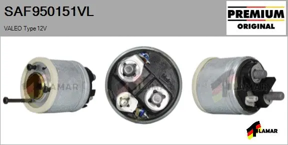 Solenoid Switch, starter (SAF950151VL)