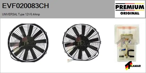 Electric Motor, radiator fan (EVF020083CH)