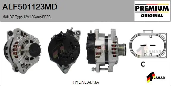 Alternator (ALF501123MD)