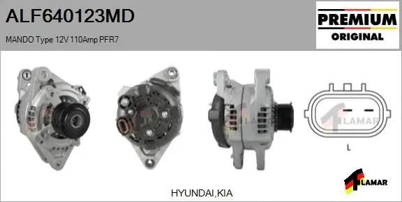 Alternator (ALF640123MD)