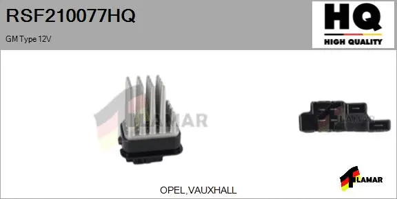 Resistor, interior blower (RSF210077HQ)