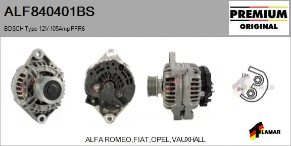 Alternator (ALF840401BS)