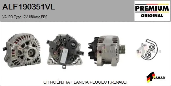 Alternator (ALF190351VL)