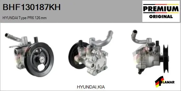 Hydraulic Pump, steering (BHF130187KH)