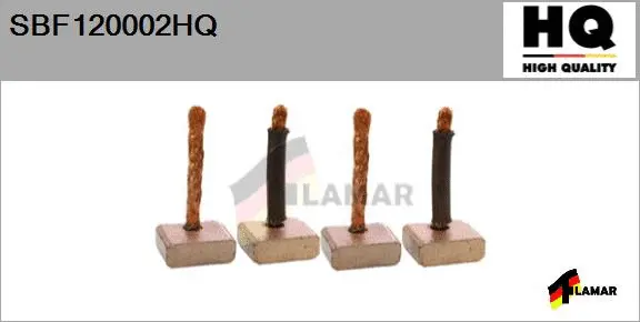 Carbon Brush, starter (SBF120002HQ)