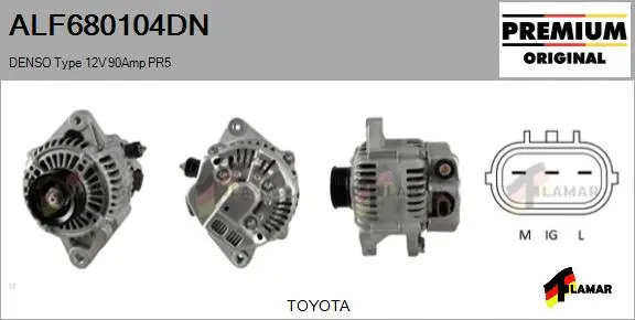 Alternator (ALF680104DN)