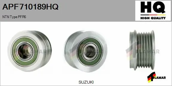 Belt Pulley, alternator (APF710189HQ)