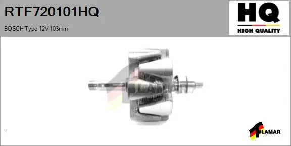 Rotor, alternator (RTF720101HQ)