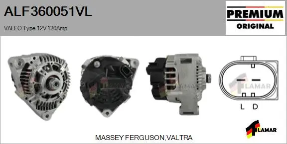 Alternator (ALF360051VL)
