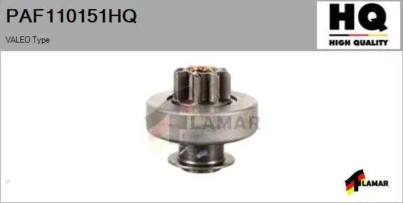 Pinion, starter (PAF110151HQ)