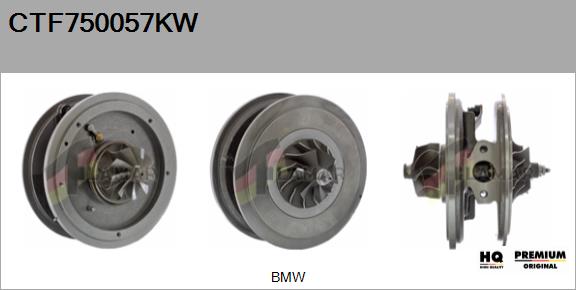 Core assembly, turbocharger (CTF750057KW)