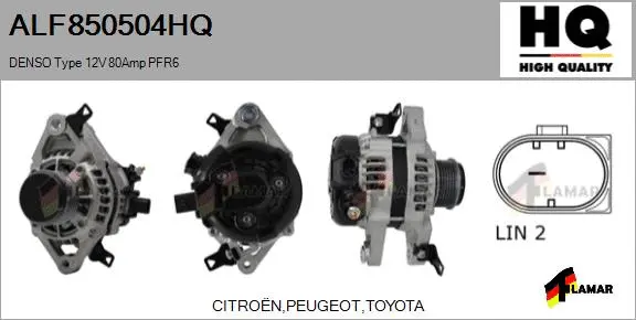 Alternator (ALF850504HQ)