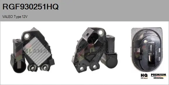 Alternator Regulator (RGF930251HQ)