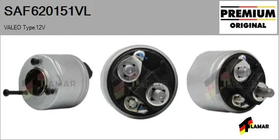 Solenoid Switch, starter (SAF620151VL)