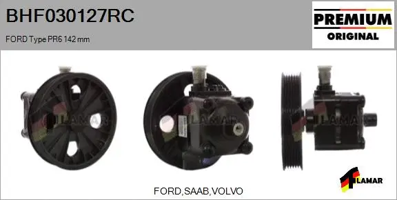Hydraulic Pump, steering (BHF030127RC)