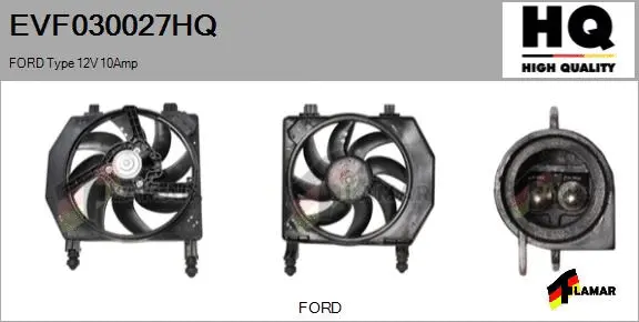 Electric Motor, radiator fan (EVF030027HQ)