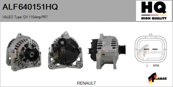 Alternator (ALF640151HQ)