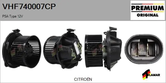 Interior Blower (VHF740007CP)