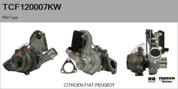 Charger, charging (supercharged/turbocharged) (TCF120007KW)