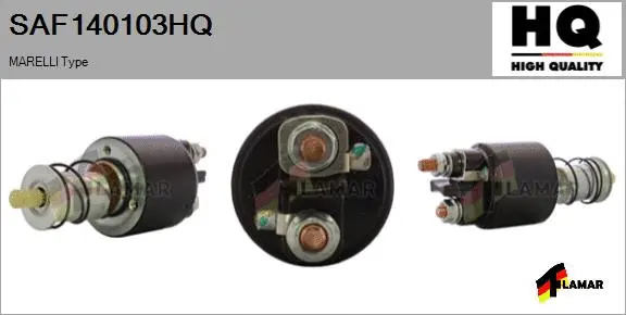 Solenoid Switch, starter (SAF140103HQ)