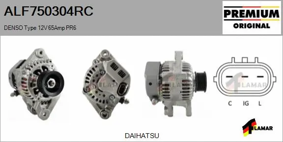 Alternator (ALF750304RC)