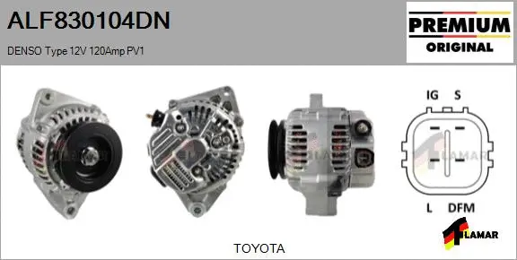 Alternator (ALF830104DN)