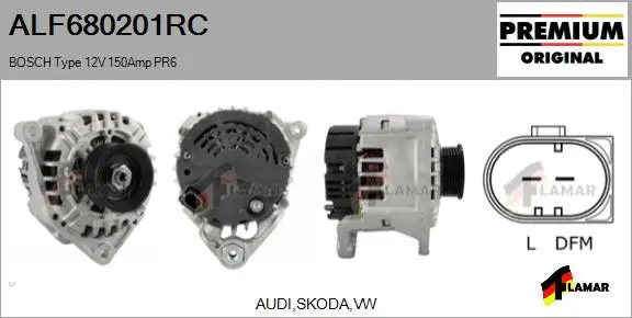 Alternator (ALF680201RC)