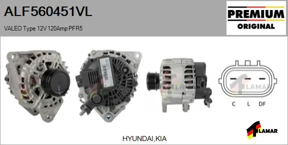 Alternator (ALF560451VL)