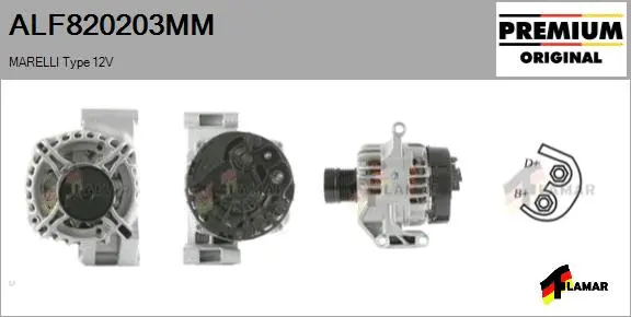 Alternator (ALF820203MM)
