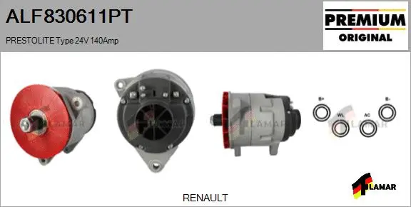 Alternator (ALF830611PT)