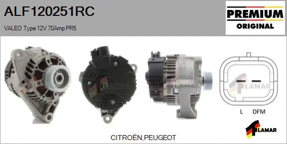 Alternator (ALF120251RC)