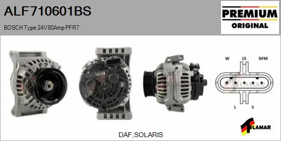 Alternator (ALF710601BS)
