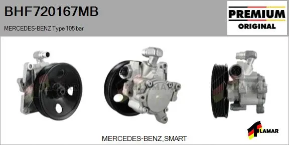 Hydraulic Pump, steering (BHF720167MB)