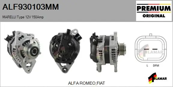 Alternator (ALF930103MM)