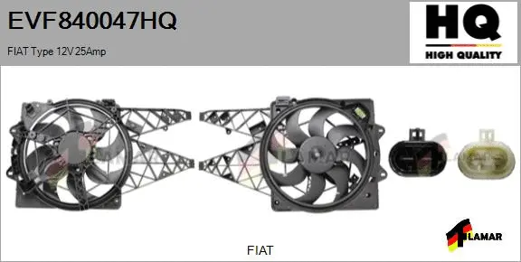 Electric Motor, radiator fan (EVF840047HQ)