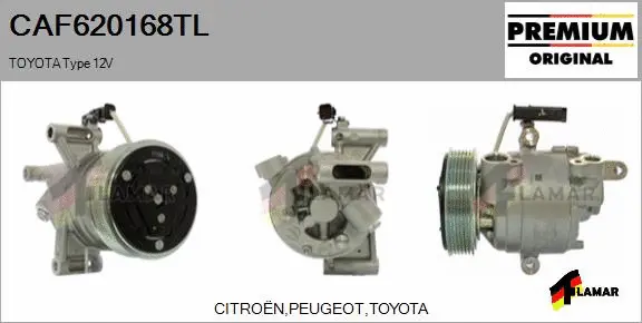 Compressor, air conditioning (CAF620168TL)