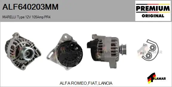 Alternator (ALF640203MM)
