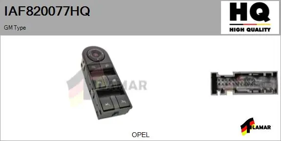 Switch, window regulator (IAF820077HQ)