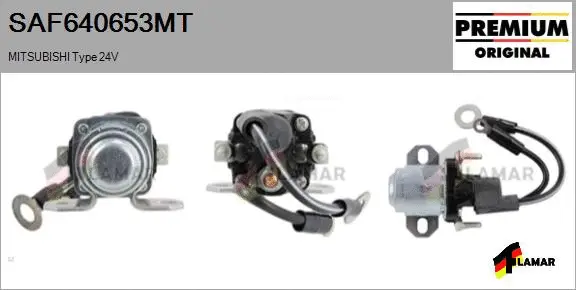 Solenoid Switch, starter (SAF640653MT)