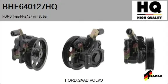 Hydraulic Pump, steering (BHF640127HQ)