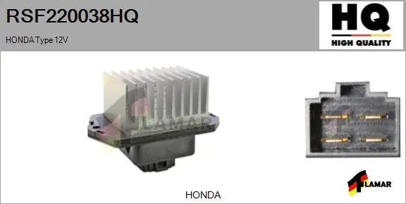 Resistor, interior blower (RSF220038HQ)